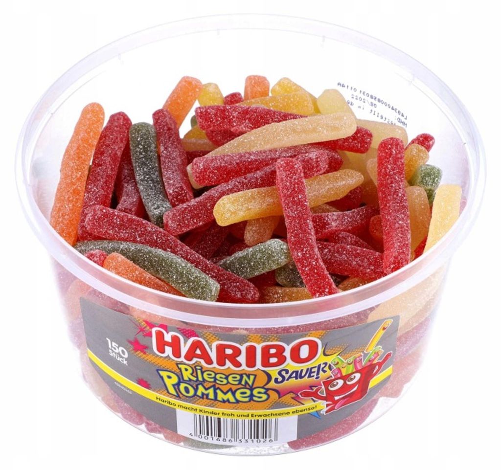 HARIBO 10002719 HARIBO SAURE POMMES Fruchtgummi 150 St. Immagine del prodotto 