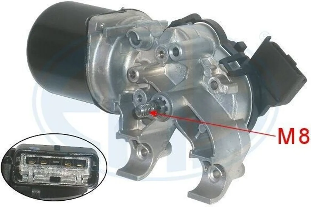 Moteur d'essuie-glace avant 12V ERA - Qualité OE 6401 F4 pour C3 I