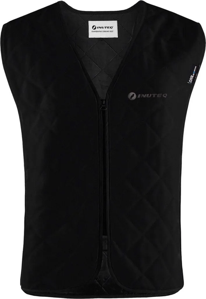 Gilet rafraîchissant léger INUTEQ à évacuation d'eau 8 heures Noir 4XL