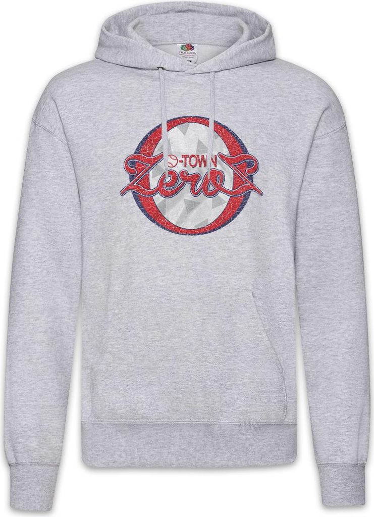 Urban Backwoods O-Town Zeros, Herren Hoodie, Farbe: Hellgrau, Größe: M