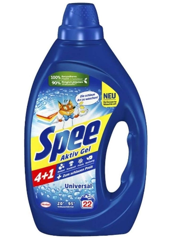 Spee Active Gel 22 pracích dávek na bílé a světlé prádlo Obrázek produktu 4