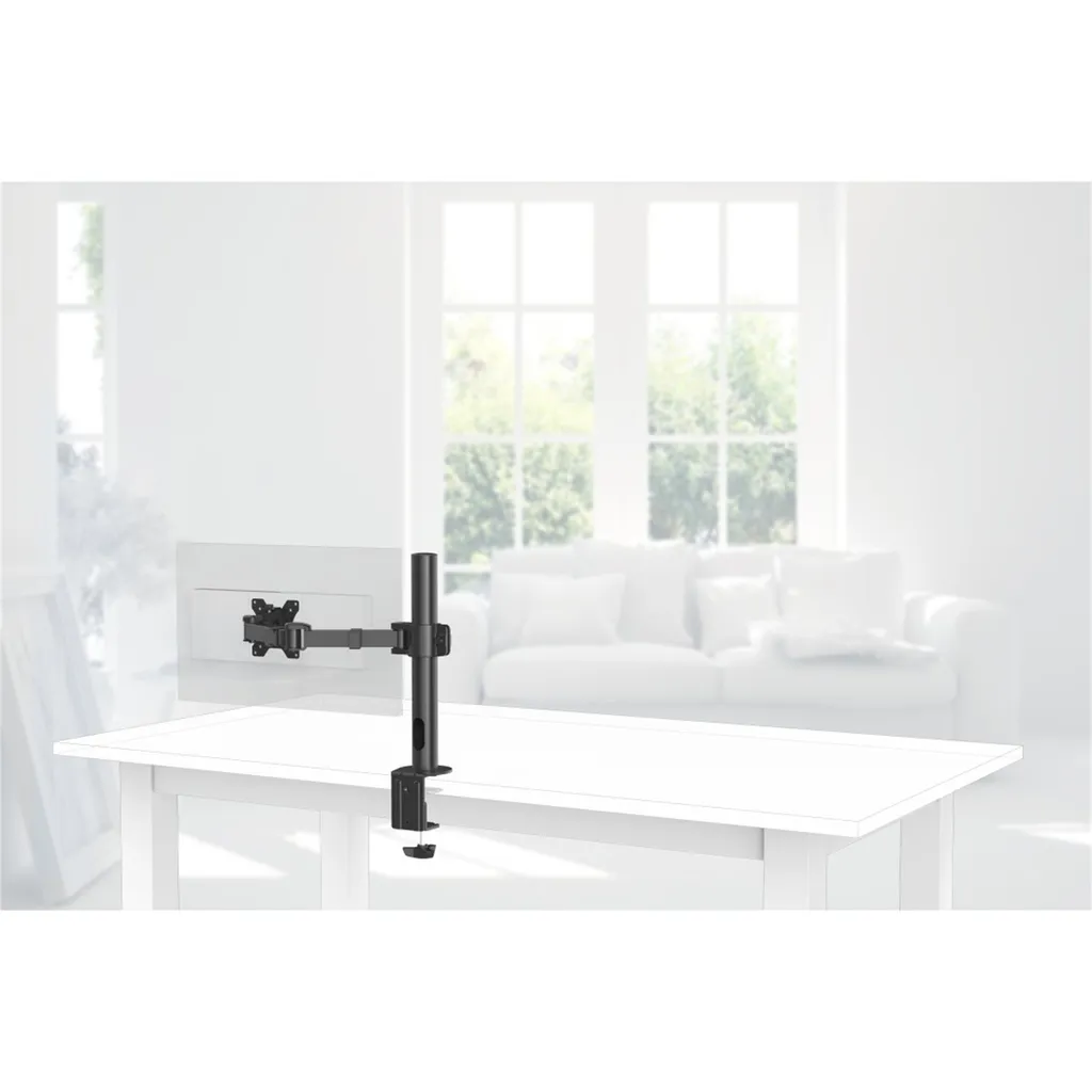 Bras de Moniteur Articulé Hama Noir pour 1 Écran Fixation Bureau