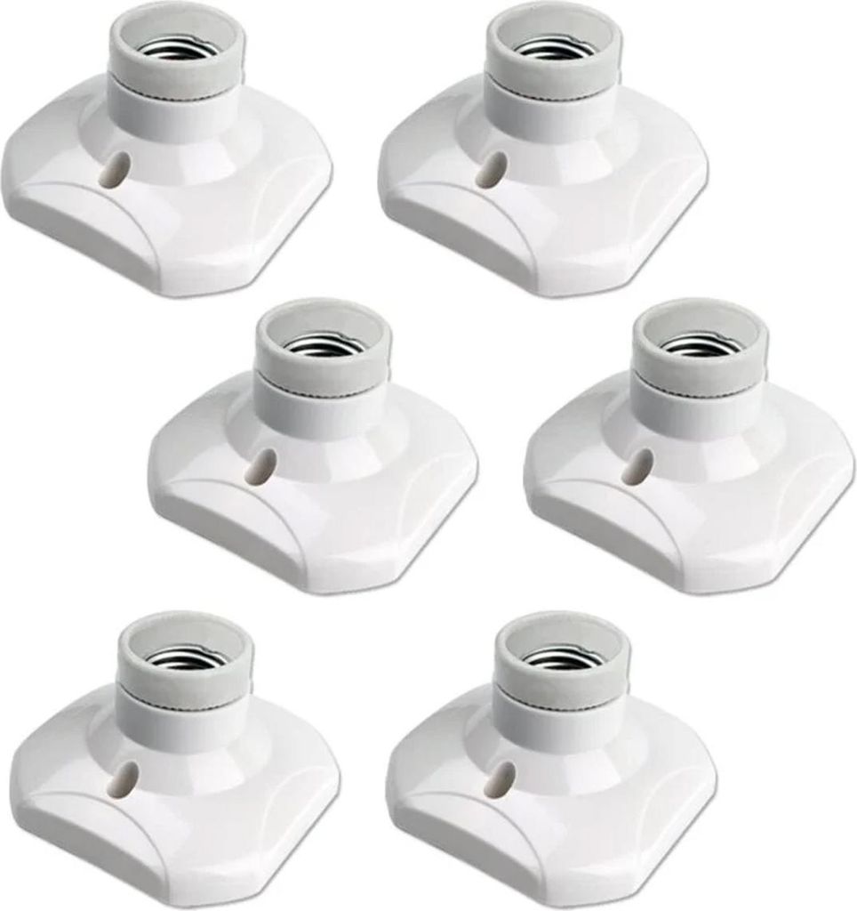 Stück E27 Deckeneinschraubfassung AC 220-240V, LED-Lampenfassung, E27 Deckenleuchtensockel