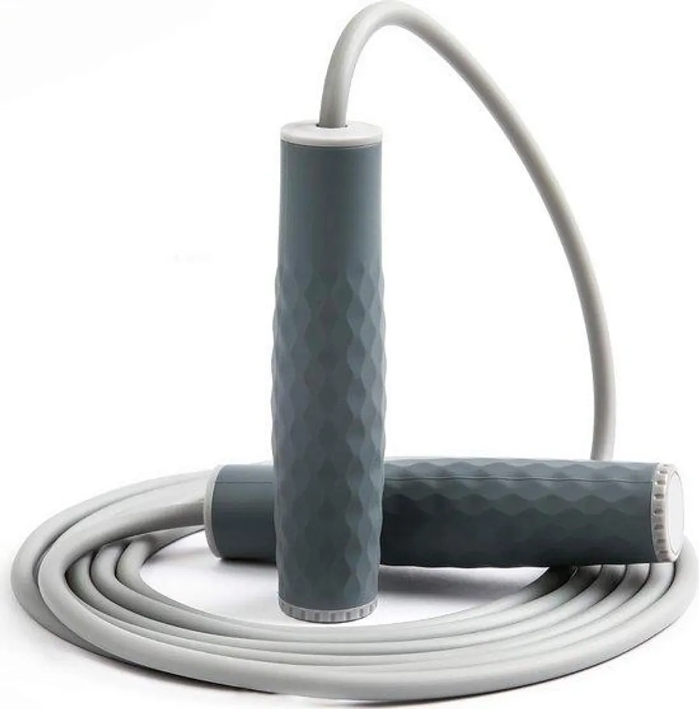 Corde à sauter lestée 450g réglable pour fitness et cardio intense