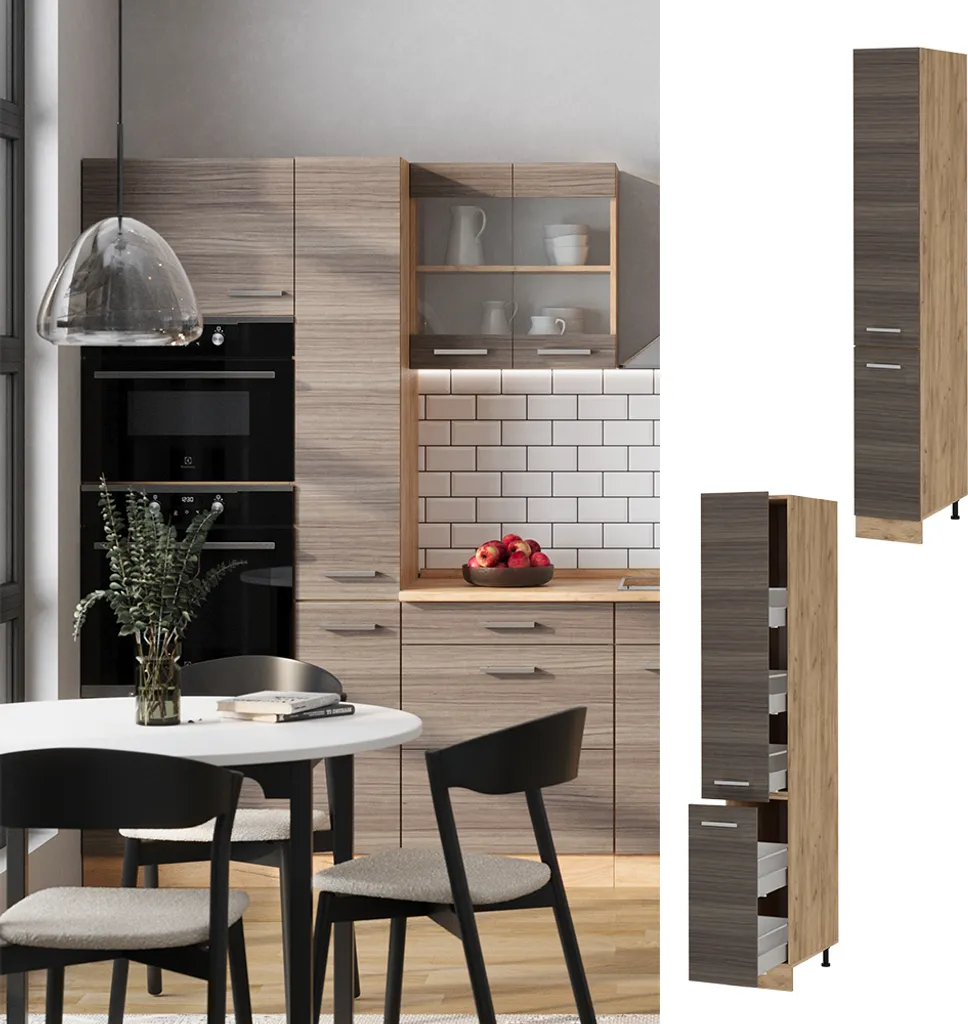 Meuble haut de cuisine Vicco R-Line Gris noble 30 cm - Modèle 53514