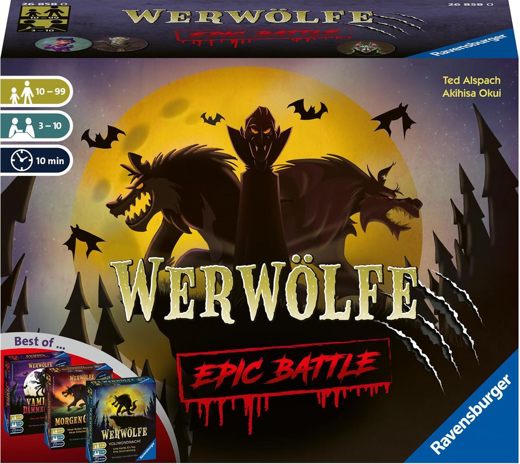 Ravensburger 26858 - Werwölfe - Epic Battle, Best-of der Produktbild 