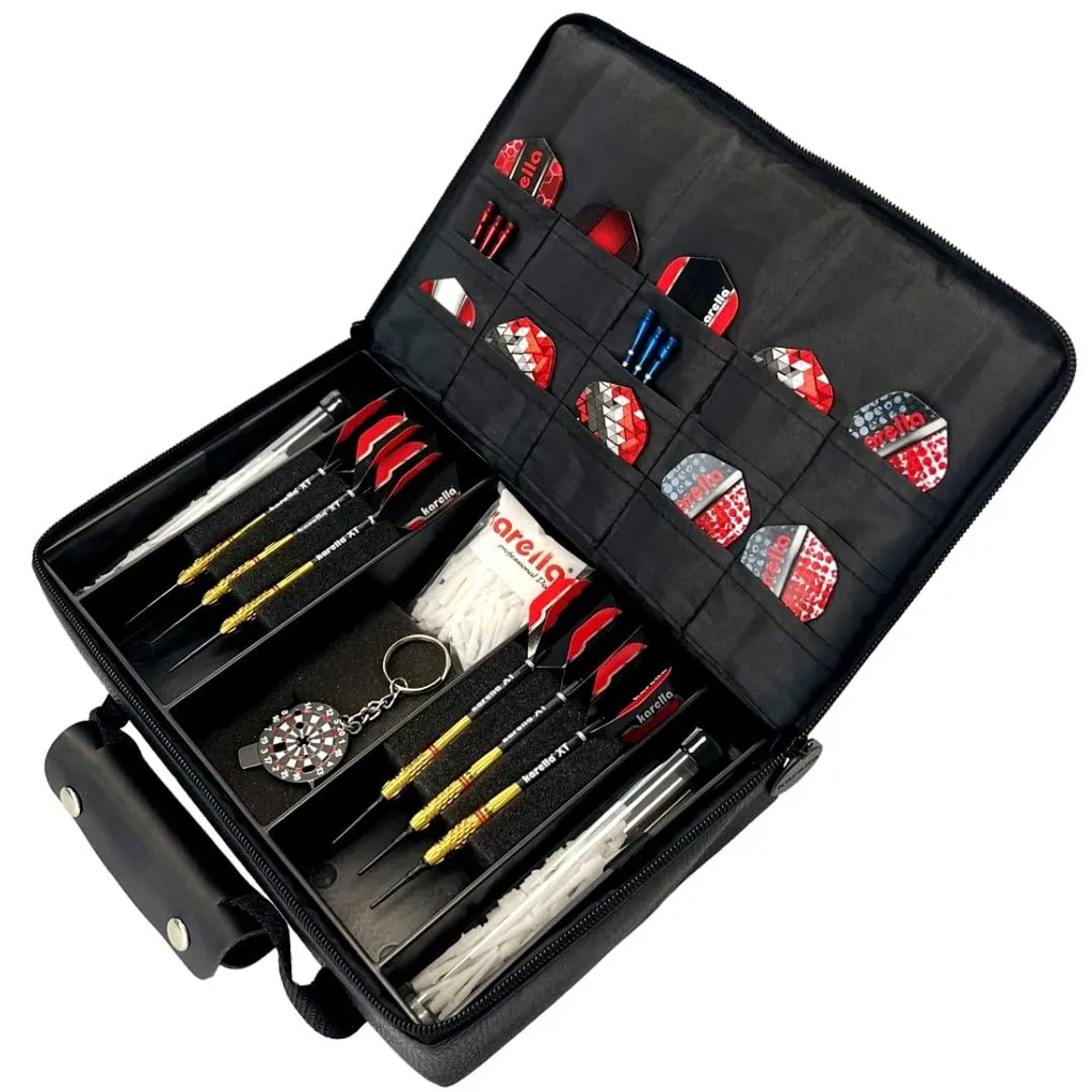Karella Master Pak Noir - Sac à fléchettes robuste pour vos accessoires