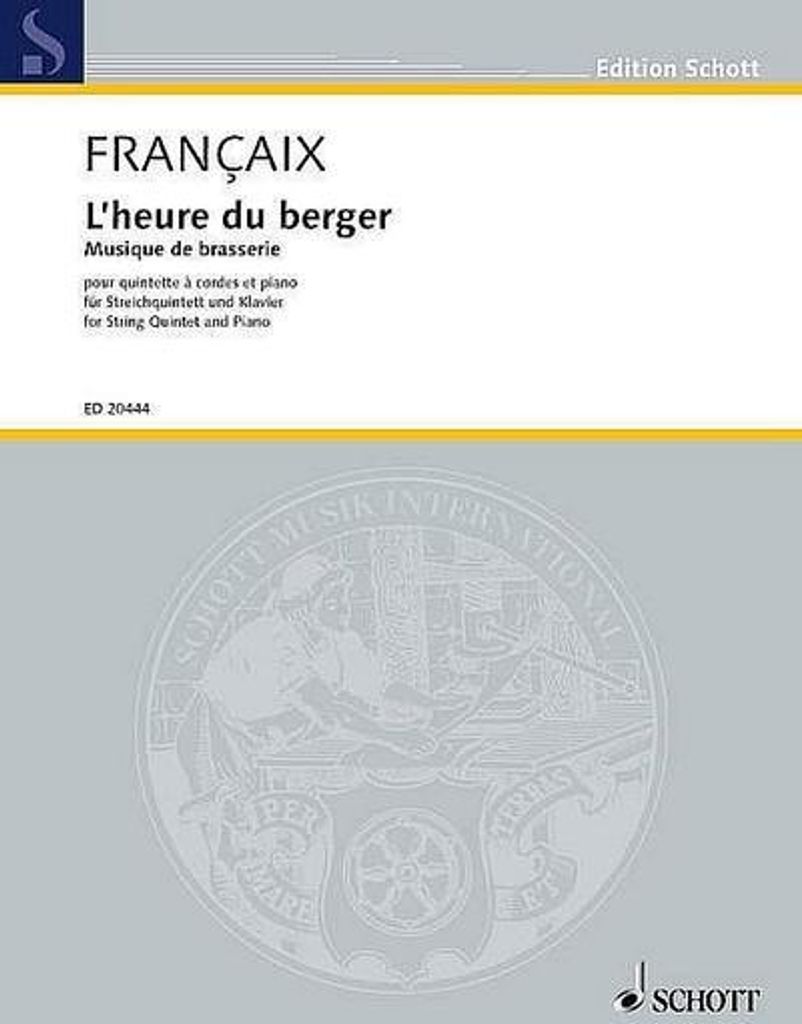 L'heure du bergerfür Streichquintett und Klavier