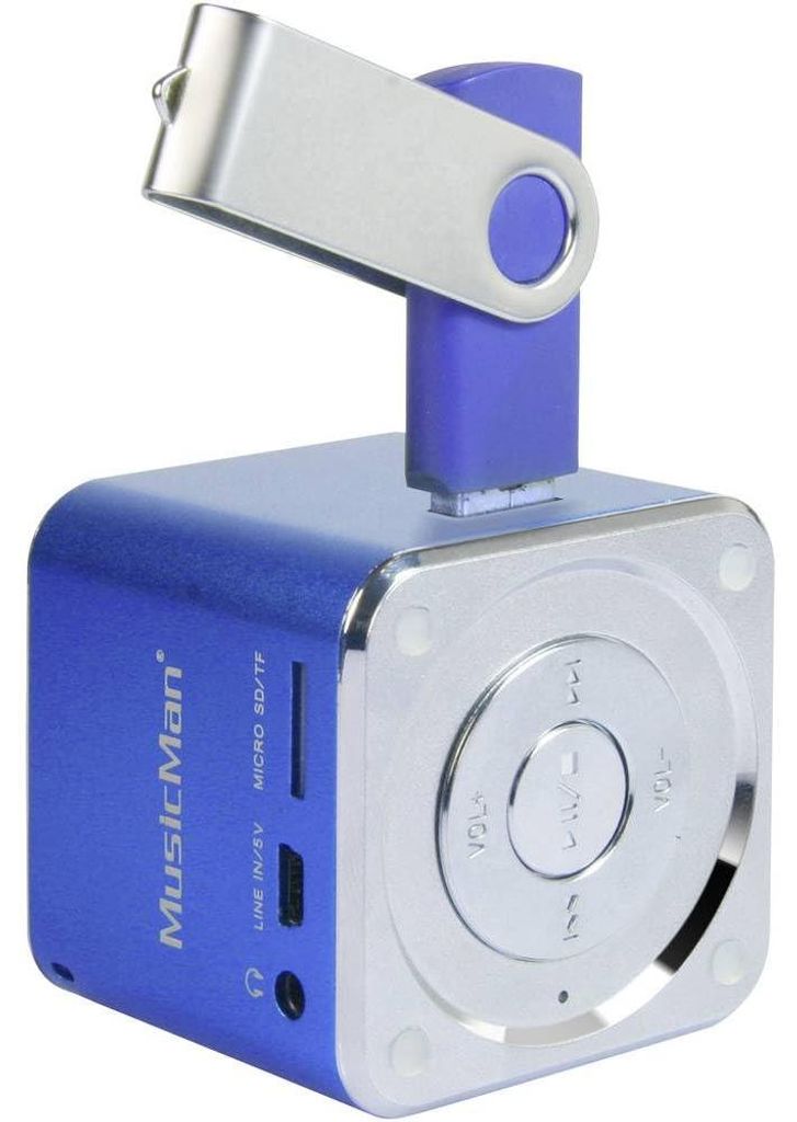 Technaxx Mini MusicMan Soundstation bleu Image du produit 