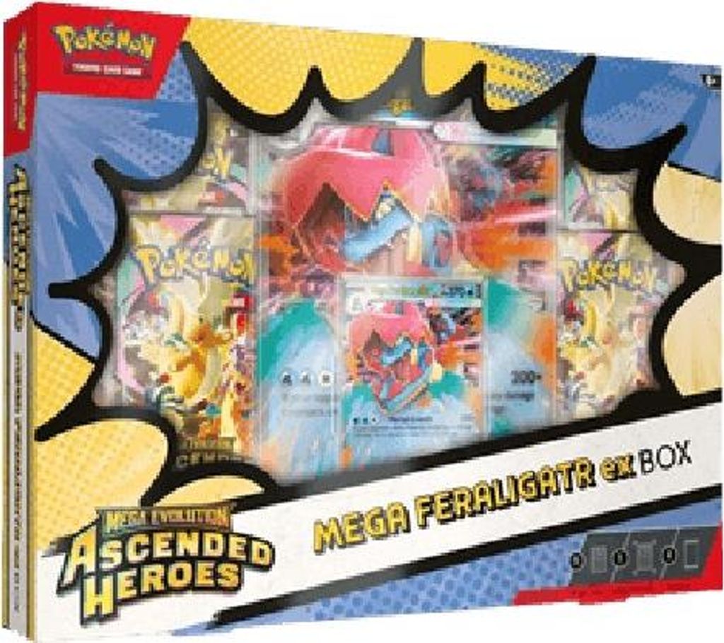 Pokemon Ascended Heroes: Mega Feraligatr ex Box Produktbild 