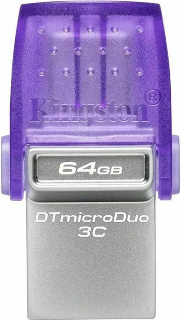 Kingston DataTraveler microDuo 3C Violet Pourpre 64 Go Clé USB Type-C
