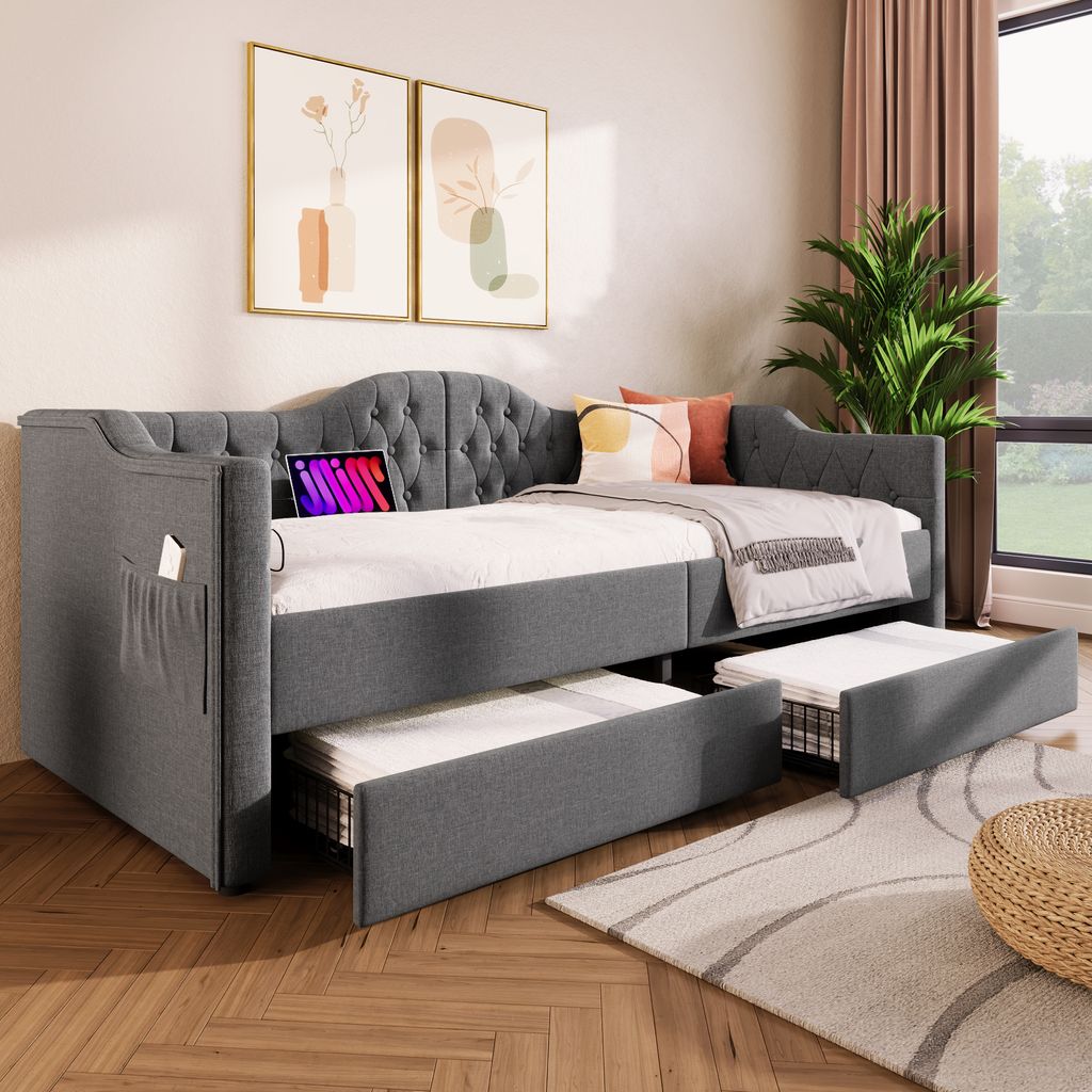 okwish Rozkládací pohovka denní postel 90x200 cm s Obrázek produktu 