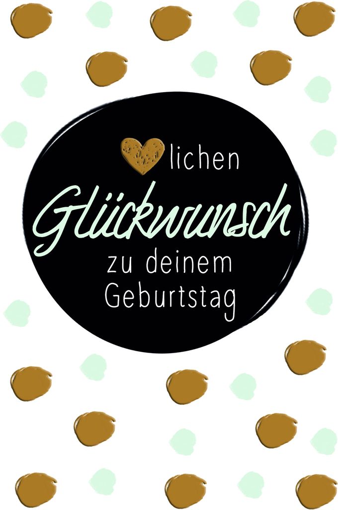 Geburtstag - Glückwunschkarte im Format 11,5 x 17 cm mit Umschlag