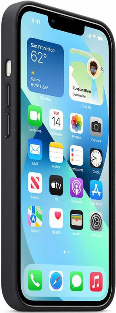 iPhone 13 Leder Case mit MagSafe - Mitternacht (MM183ZM/A) Produktbild 5