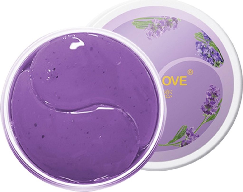 SersanLove Premium Lavendel-Extrakt Hydrogel Augenpads – 60 Pads für intensive Feuchtigkeitspflege
