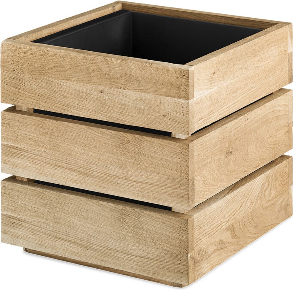 NaturRaum Blumentopf Floris S Pflanzengefäß 40x41x39 Wildeiche