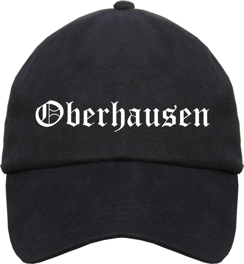 Oberhausen Cappy - Altdeutsch bedruckt - Schirmmütze Cap Einheitsgröße Schwarz