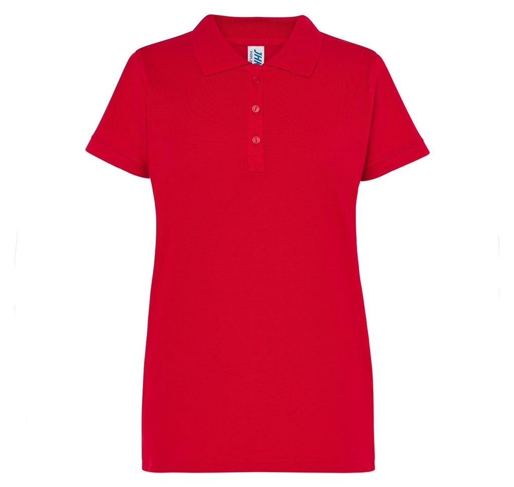 JHK - Poloshirt für Damen LT3886 (S) (Rot)