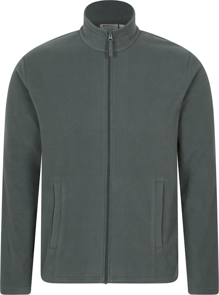 Mountain Warehouse - "Raso" Fleece-Oberteil für Herren, Durchgehender Reißverschluss MW4772 (S) (Khakigrün)
