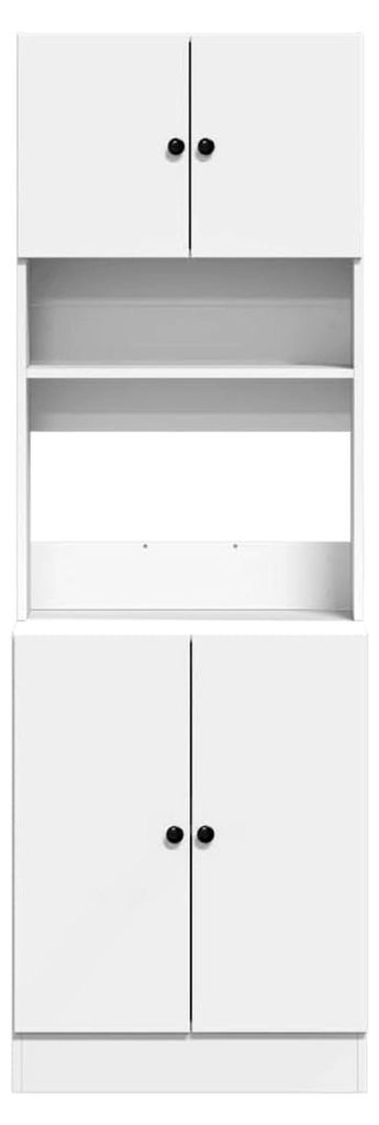 Küchenschrank Weiß 60x50x180 cm Holzwerkstoff