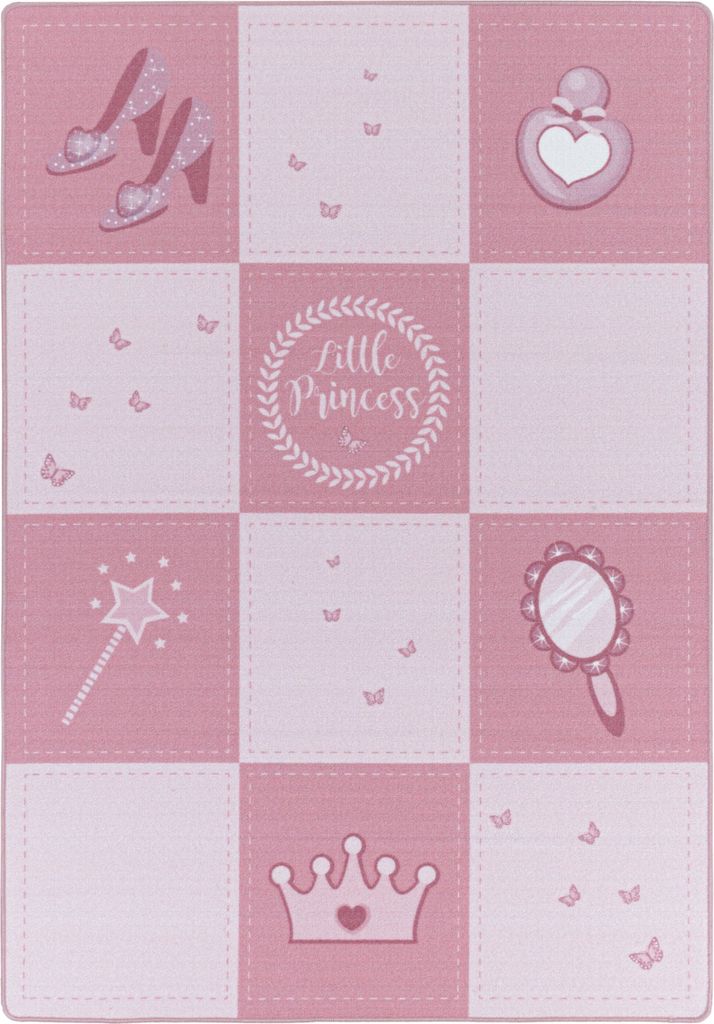 Homebyhome Kinderteppich Little Prinzessin Design Mädchen Produktbild 2