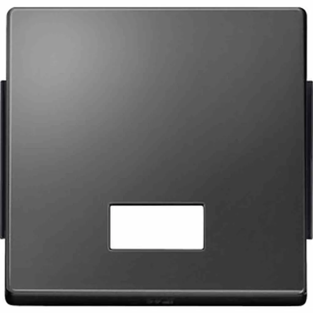 Cadre de finition anthracite Merten 343814 résistant et design épuré