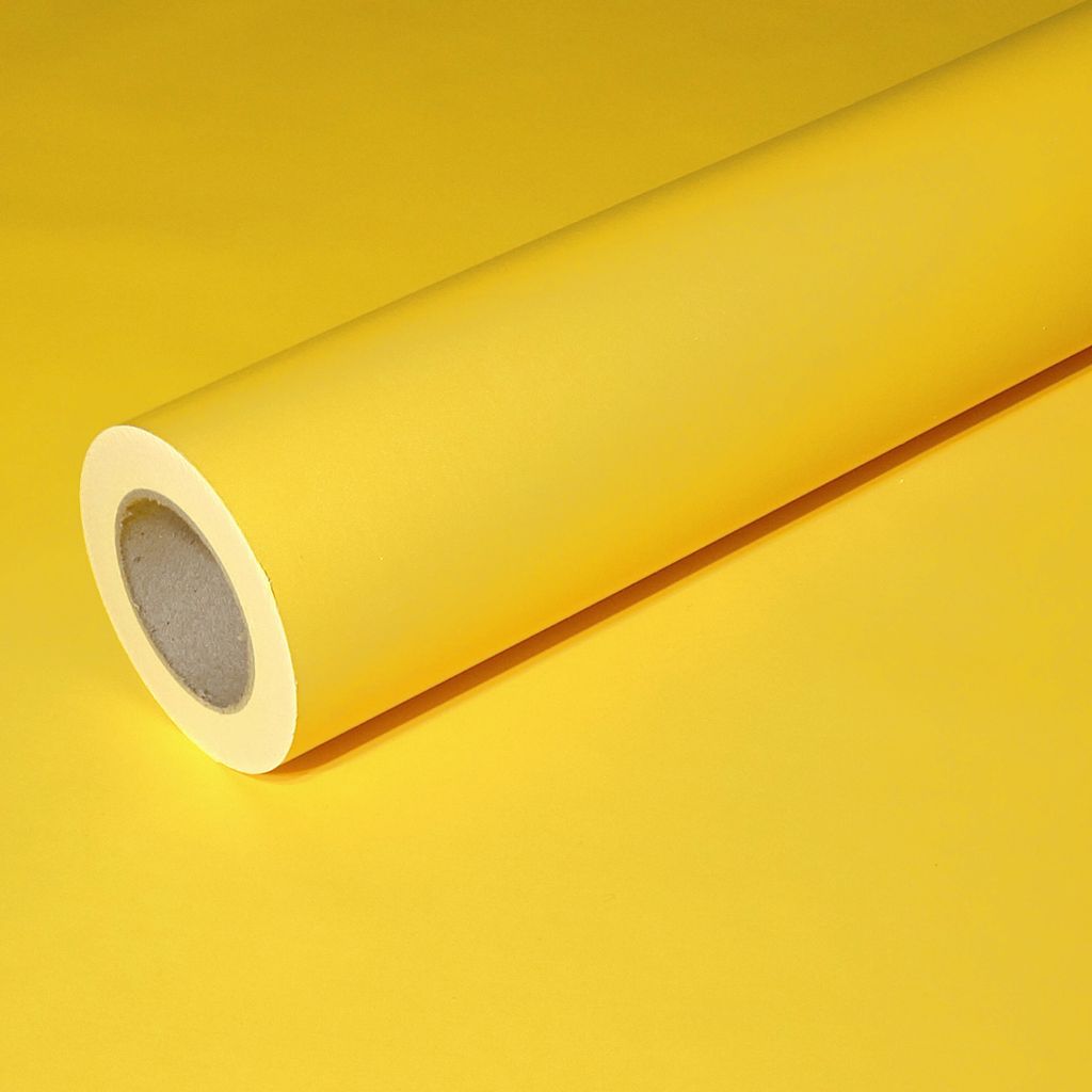 50m x 0,40m JUNOPAX® Geschenkpapier sonnen-gelb Produktbild 