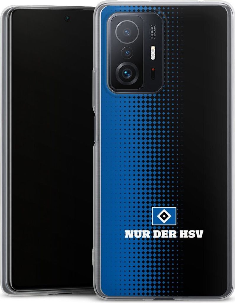 DeinDesign Slim Hülle für Xiaomi 11T 5G Silikon Case Ultra Dünn Handyhülle HSV Logo Offizielles Lizenzprodukt