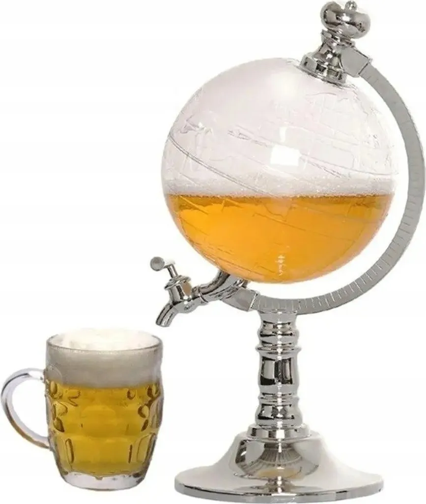 Accessoire de bar distributeur globe 1,5 L pour soirées et réception