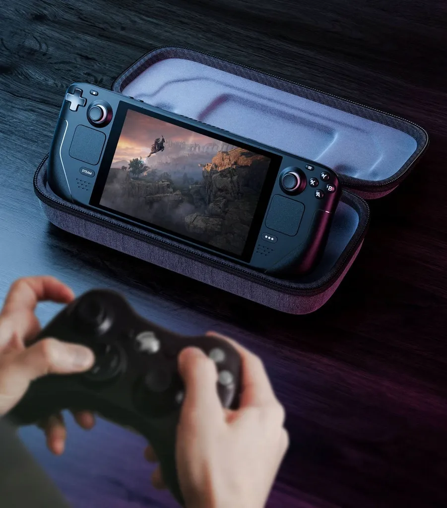 Étui Steam Deck Antichoc : Sac de Transport avec Coque Rigide Durable
