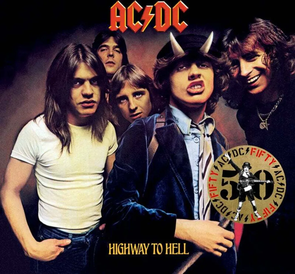 Vinyle AC/DC Highway To Hell Édition Limitée Gold Metallic LP Album