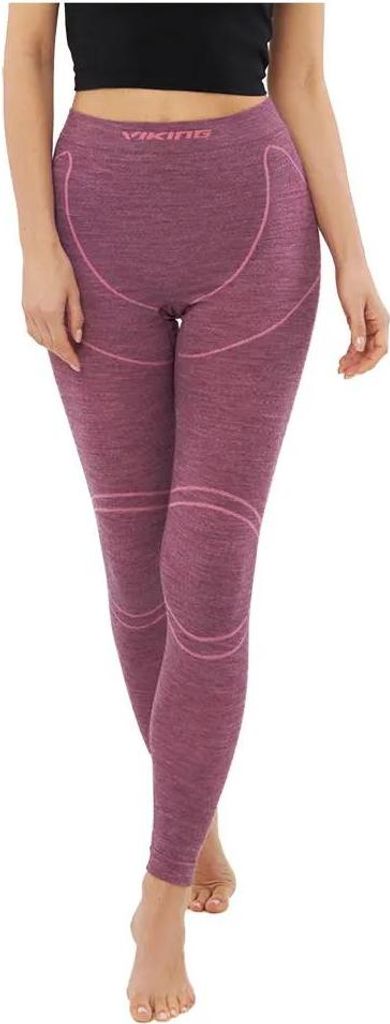 Viking Lana Pro Merino Baselayer-hose Lila L Damen Lila L
