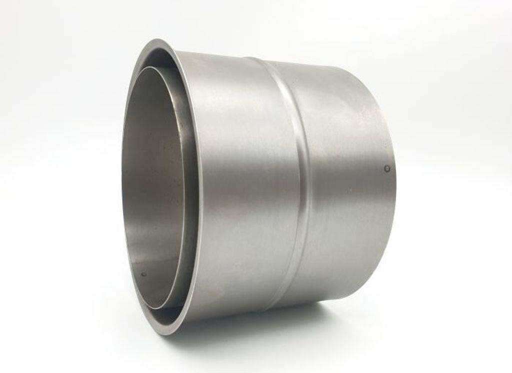 Doppelwandfutter Ø130 mm 11,5 cm lang Doppelmuffe Mauermuffe Wandfutter