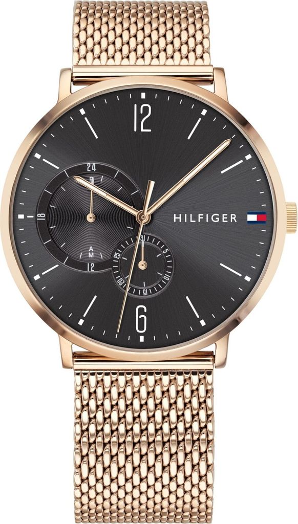 Tommy Hilfiger Analoguhren für Männer Ogwanng goldene One size