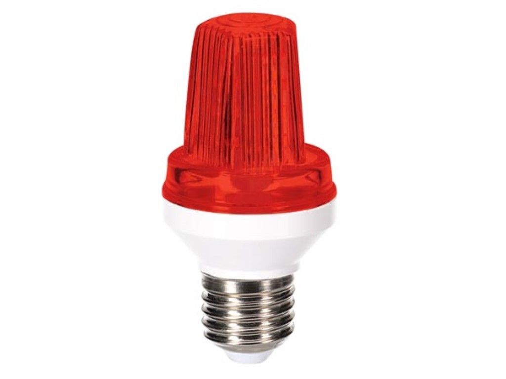 HQ-Power Mini-LED-Blitzlampe mit E27-Fassung, LEDs SMD2835 (3014), 3W Leistung, erzeugt 40