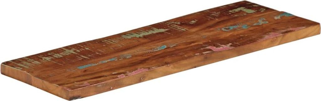 vidaXL Tischplatte 90x30x3,8 cm Rechteckig Altholz Massiv