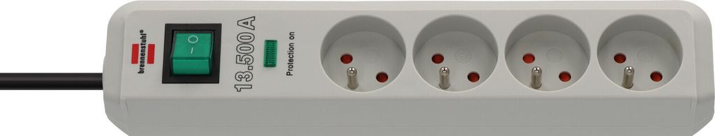 brennenstuhl - Prodlužovací kabel (4 porty), světle šedý Obrázek produktu 