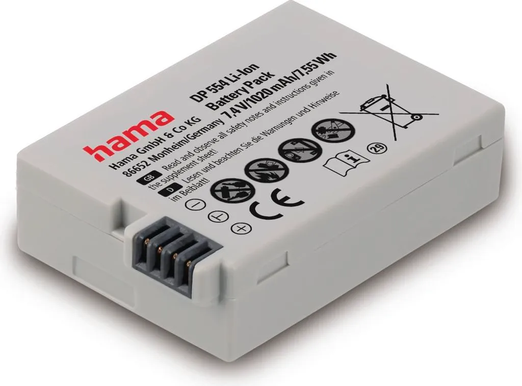 Batterie Hama DP 554 1020 mAh : Solution pour l'Autonomie de Votre Photo