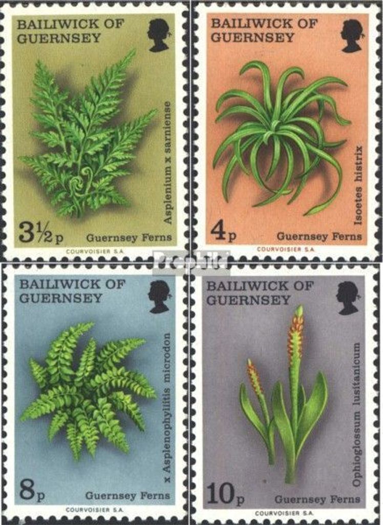 Briefmarken GB - Guernsey 1975 Mi 114-117 (kompl.Ausg.) Produktbild 