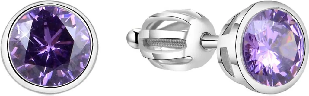 Boucles d'oreilles argent 925 et zircon AGUP1718S scintillant chic