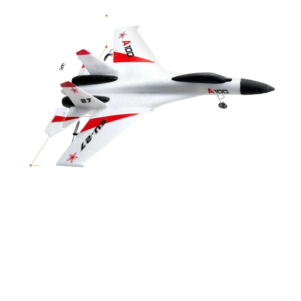 Avion de Chasse Radiocommandé VEVOR Jouet Volant Grande Portée Blanc