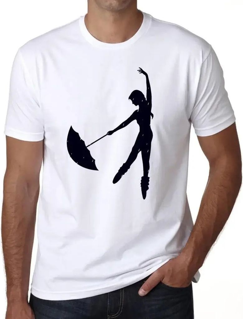 Herren Grafik T-Shirt Ballerina 2 Öko-Verantwortlich Vintage Jahrgang Kurzarm Lustige Druck Geburtstag Geschenk Mann