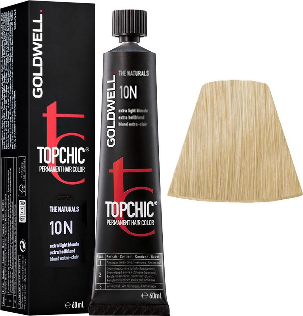 Goldwell Topchic Tube 10N Extra Light Blonde 60ml  - colore Immagine del prodotto 