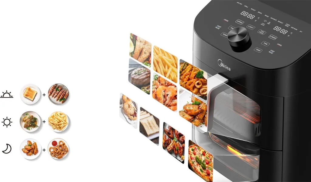 Airfryer double compartiment 6,4 + 4,4L : cuisson saine et rapide - 7