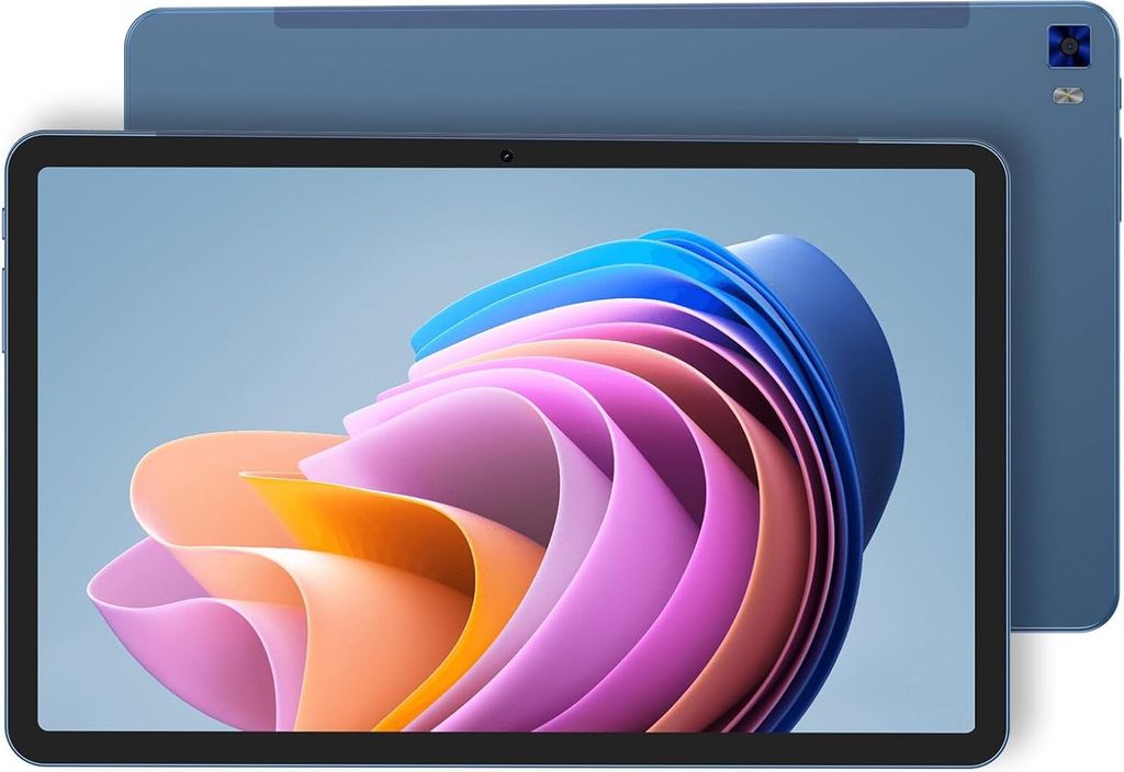 VASOUN Tablet 10.4 Zoll, TAB14 Android PC 256 GB Speicher, Octa-Core Prozessor, 5 GHz WiFi, 2000 x 1200 FHD IPS Bildschirm, Dünn, Silber Weiß