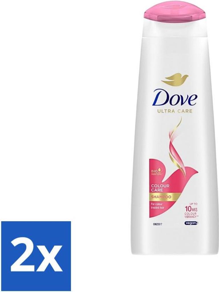Dove Ultra Care – Color Care – Shampoo – Für coloriertes Haar – 250 ml - Vorteilspack - 2 Stücke