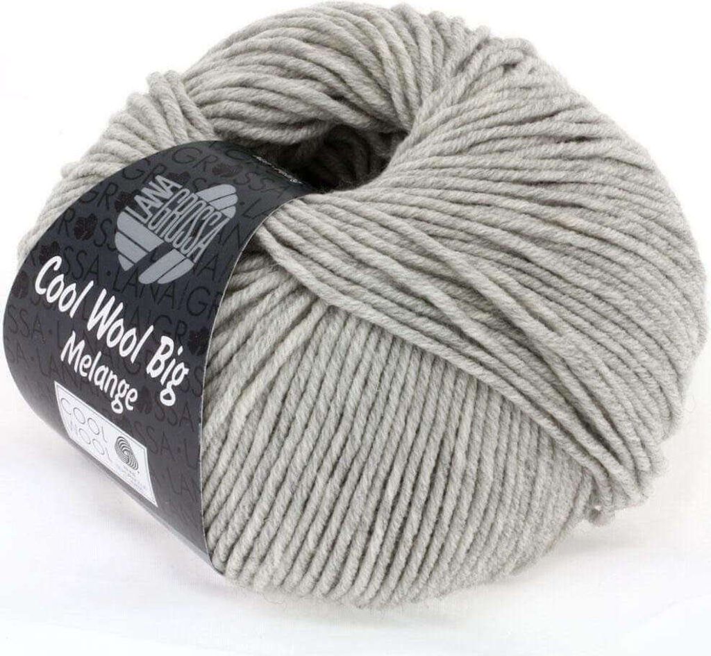 Lana Grossa - Cool Wool Big 0616 hellgrau meliert Produktbild 