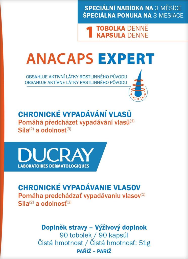 Ducray anacaps Expert Kapseln 90 St Produktbild 