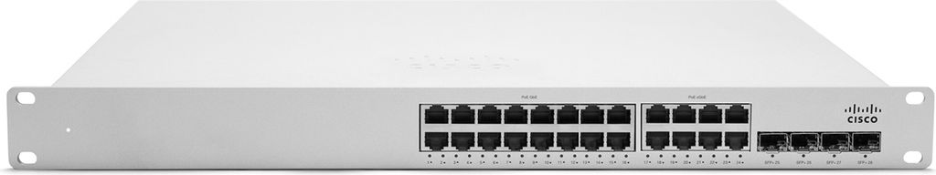 Cisco Meraki MS350-24X Managed L3 Gigabit Ethernet (10/100/1000) Ethernet-Anschluss, unterstützt Stromversorgung über diesen Port (PoE) 1U Weiß