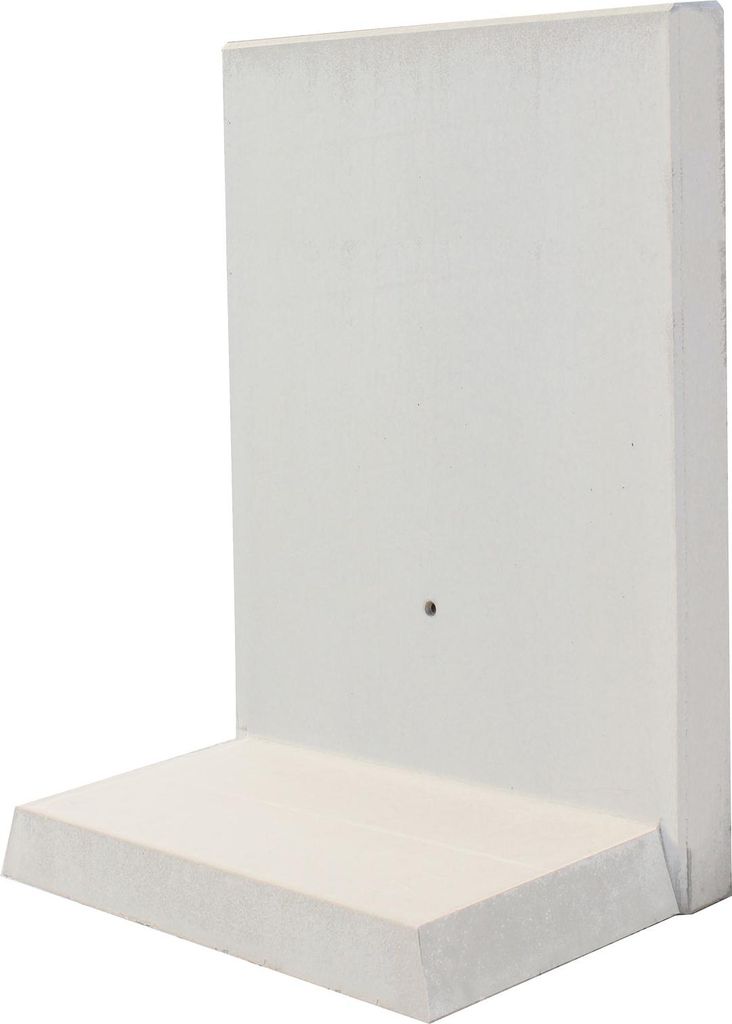 L-Steine L-STEIN BEWEHRT GRAU 130/50/70/12 CM